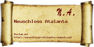 Neuschloss Atalanta névjegykártya